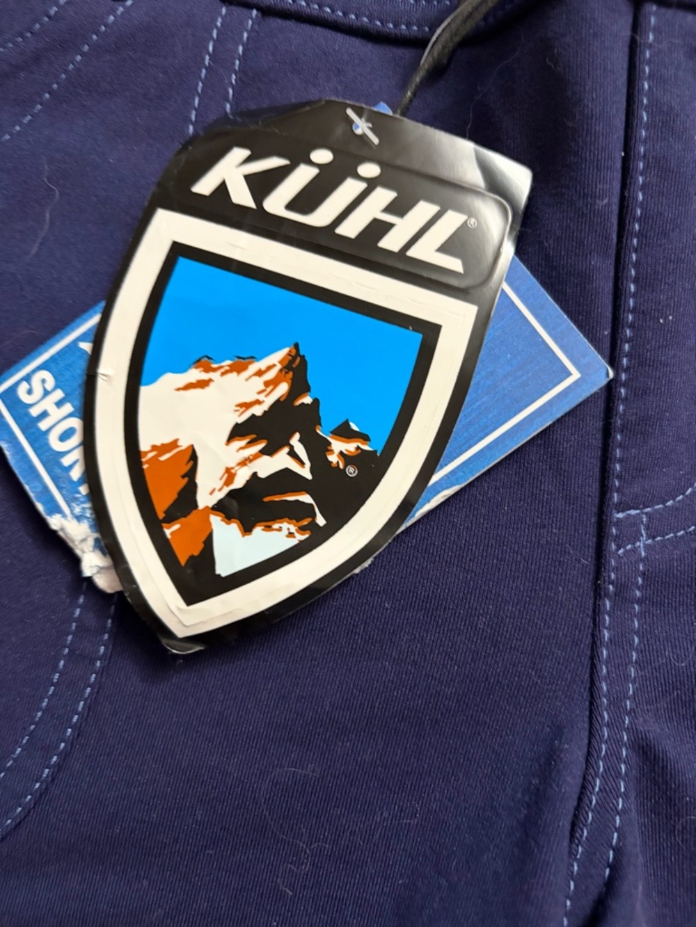 Kihl Mova Comfy 6” Stretch Shorts - Blue Depths Heather NWT - Picture 2 of 8